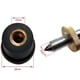 thumbnail image 2 of Tope de clavo para el clavo - rosca metálica de 10 mm con punta de goma, tapa de cuero para la almohadilla, 25 mm de longitud, pieza de repuesto para contrabajo de violonchelo, 2 of 4