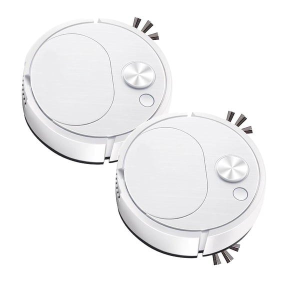 2Pcs Smart Sweeping Robot Sweeping And Mopping Rechargeable Cleaning Machine Mini Vacuum Cleaner Sweeping Robot