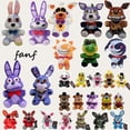 thumbnail image 2 of FNAF 18cm Plush Toys Bonnie Bear Foxy Cute Cartoon Stuffed Dolls Five Night at Freddy's Freddy Games Gift for Children, 2 of 5