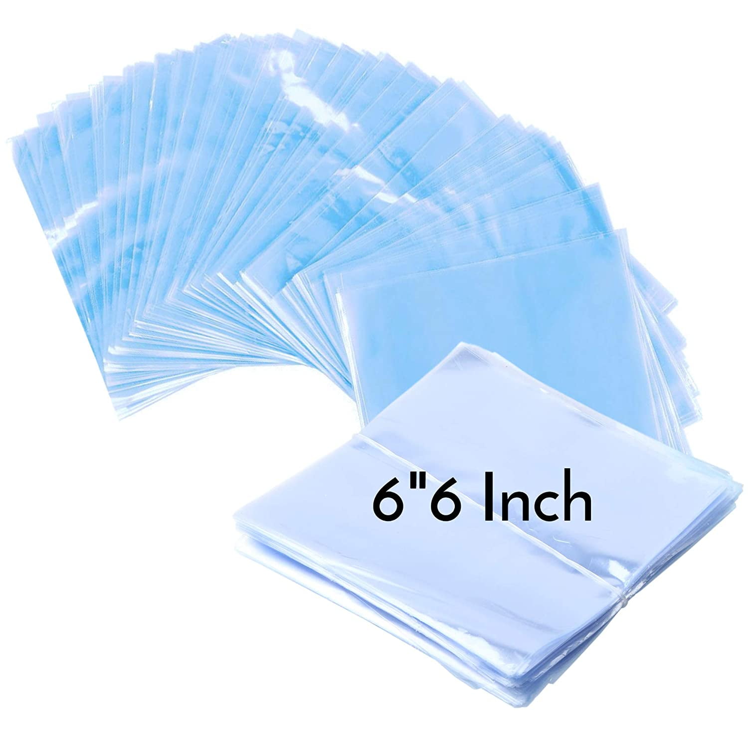 100 100 PCS Shrink Wrap Bags 12 in X 20 in Clear PVC Heat Seal Shrink Bags for Gifts Packaging Collection Wrapping Stationery Shoe Photo Frames Soap Making Supplies Homemade DIY Craft for Sale 