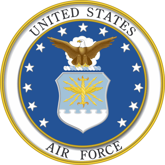 3.8 Inch U.S. Air Force EMBLEM DECAL