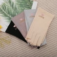 thumbnail image 6 of Unique Bargains 1 Pair Anti-slip Sunprotection Half Finger Manicure Gloves Gray, 6 of 6