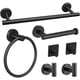thumbnail image 1 of 7 Piezas Accesorios para Baño,Juego de Accesorios de Baño,41cm Toallero para Baño+Portarrollos para Papel + Toallero Barra + 4 Gancho de Acero Inoxidable,Juego de Baño Accesorios,para Baño, 1 of 7