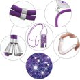 thumbnail image 3 of for Samsung Galaxy S23 FE Clear Case with Crossbody Lanyard, Glitter Sparkly Bling Quicksand with Detachable Adjustable Shoulder Neck Strap Cover Cases for Samsung S23 FE QKG Purple, 3 of 14