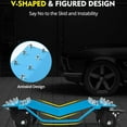 thumbnail image 4 of Riedhoff 2 Pack Vehicle Dollies with Brakes, 4000 Pound Max, 360° Rotational Wheel, Blue, 4 of 6