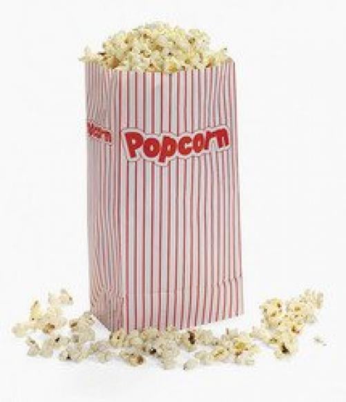 Popcorn Paper Bags Medium Size Ideal For Kids Parties Movie Night 