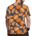 thumbnail image 2 of Rocae Various Oranges for Men's Mesh Quick-Dry Short Sleeve Workout T-Shirt,Mens Crew Neck Tee Lightweight Soft Classic T Shirts 3X-Large, 2 of 9