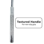 ARTESIA TOOL 9.5 24.1 cm Double Ended Brass Mini Mallet Hammer 2 5.1 cm Head 0.5 1.3 cm Striking Surface Each End Anodized Aluminum Handle with Textured Grip