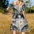 thumbnail image 3 of Moonlit Paris 02 Sleeveless Dress luxury evening dress woman for wedding summer dress, 3 of 6