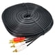 thumbnail image 2 of Cable AV Sincero con conector RCA de 3 colores macho a macho para decodificador DVD TV PVC 15 metros, 2 of 10