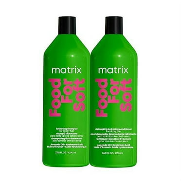 MATRIX Food For Soft Shampoo and Conditioner Set | Hydrating Haircare For Moisturizing 33.8 oz ea