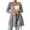 Khaki, variant on Otntypg Fall Cardigan Sweaters for Women Lightweight Casual Soft Knit Long Sleeve Open Front Cardigans Loose Fit Outwear Coat with Bowknot Belt Beige L