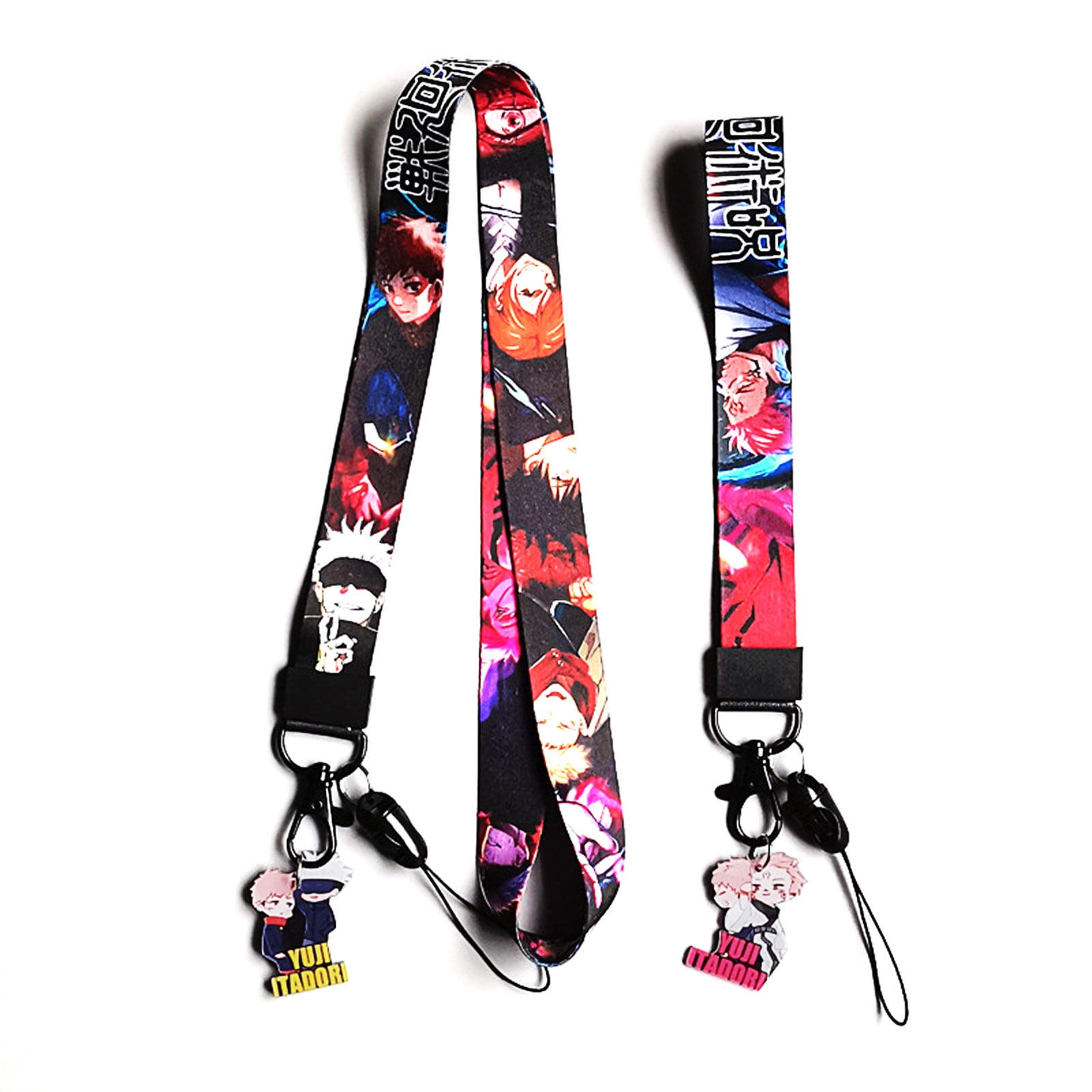 10pcs anime boys party gift mix Lanyard Mobile Phone ID Card KeyChain Holder D01 