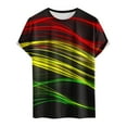 thumbnail image 4 of Tops para hombre, blusas y camisas de manga corta con cuello redondo para hombre Camisa de manga corta estampada para hombre Top/camisa de manga corta con cuello redondo Tops para hombre, 4 of 4