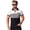 White, variant on OIOLOYJM Waffle Polo Shirts for Men Casual Short Sleeve Striped Button Pocket Golf Shirts Business Muscle Fit Polos Spring Workout Pullover Khaki S