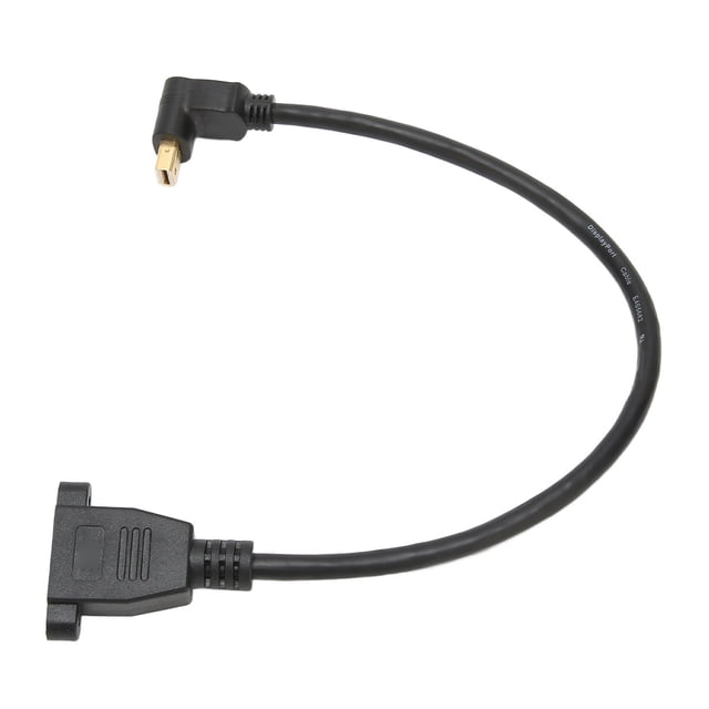 Cable Masculino de Femenino A Mini, 10.8 Gbps de 90 Grados Cable de Cable de Pantalla de 90 Grados para la Computeradora