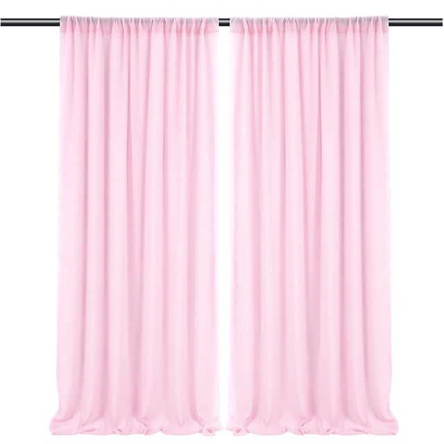 Telón de Fondo de Cortina de Ducha de bebé de Boda sin Arrugas para Decoraciones de Fondo de Fiesta de Cumpleaños Cortinas de Tela de Gasa Blanca ANGGREK Otros