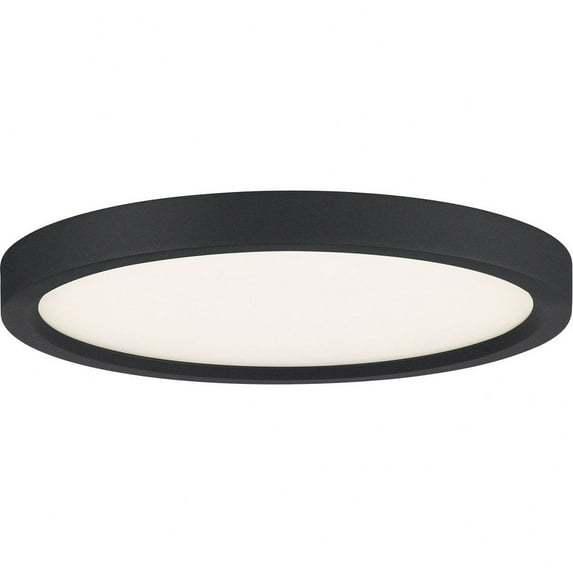 11 inch 14W 1 Led Flush Mount-Earth Black Finish Bailey Street Home 71-Bel-4235968