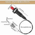 thumbnail image 4 of 2025 4 Pieces Propane Piezo Push Igniter Kit with Threaded Ceramic Electrode Ignition Plug Wire 30cm for Gas Grill, Fireplace, Heater, Stove, 4 of 5