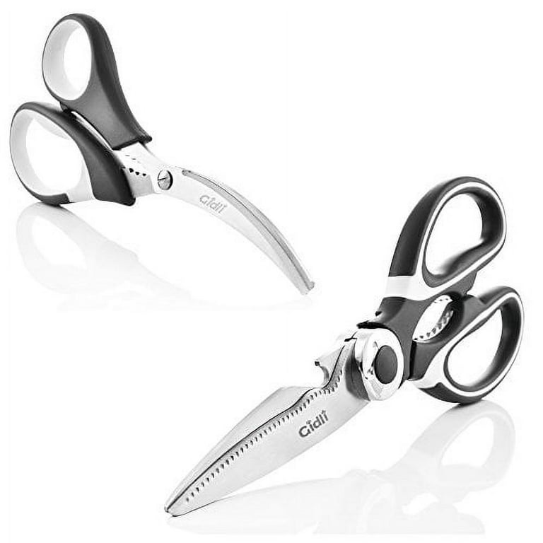 2PC Kitchen Shears Utility Kitchen Scissors Stainless Steel HEAVY DUTY –  Brodtica