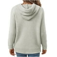 thumbnail image 5 of YueHuiYing Trends Womens Loose And Versatile Athletic Fuzzy Hoodies Pullover for Women Oversized Hoodie, 5 of 6