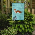 thumbnail image 2 of Caroline's Treasures BB8044GF Weasel Blue Check Flag Garden Size , Small, multicolor, 2 of 3