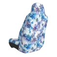 thumbnail image 2 of Wukai Icy Blue Snowflakes Full Set Car Seat Covers with Soft Padding Universal Auto Front Seats Protector and Cushion Mat, 2 of 5