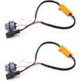 thumbnail image 1 of ORUYROP KaTur 2pcs 50W 8ohm 3156 3156A 3456 Led Load Resistors-Fix LED Bulb Fast Hyper Flash for LED Turn Signal Light Blink or LED License Plate Lights Error, 1 of 5