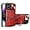 Red, variant on Magnetic Ring Bracket Sliding Window Phone Case for iPhone 14 15 / Pro/Plus/Pro Max, Lens Protection  Shell, Shockproof Stand Back Cover Black