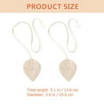 thumbnail image 3 of Shisuyan 2Pcs Curtain Tiebacks Rope Woven Leaf Shape Window Curtain Tie Back Home Decor, 3 of 8