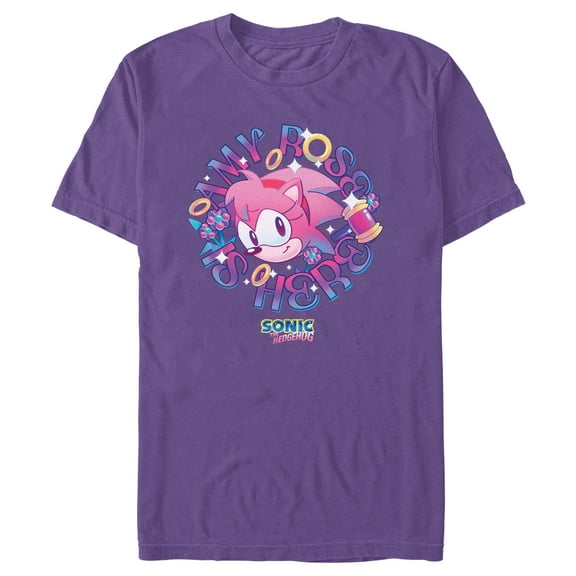Men's Sonic the Hedgehog Amy Rose Is Here Graphic T-Shirt
