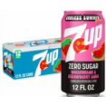 thumbnail image 2 of (4 pack) 7 UP Watermelon & Strawberry Endless Summer Flavor Zero Sugar 12 oz 12 pk, 2 of 2