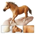 thumbnail image 5 of Simulation Horse Figurines Solid Animal Steed Clydesdale Haflinger Figure Garden Home Decor DIY Miniatures Props (Navy Blue), 5 of 7