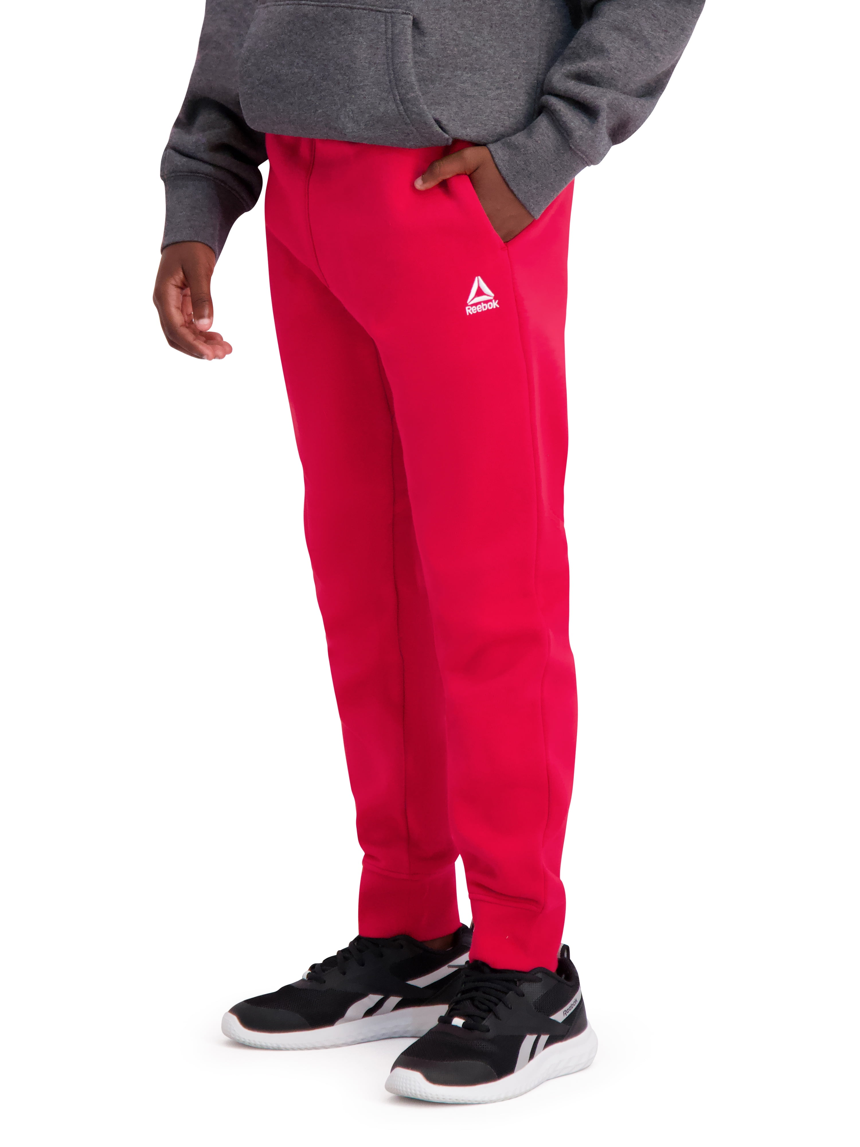 Reebok Boy's Athletic Game Day Performance Fleece Jogger Pants, Sizes 4-18
