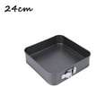 thumbnail image 4 of Binwennn Square Non Stick Springform Cake Pan With Clip Closure Metal Baking Dish Removable Bottom For Easy Release Bakeware with Lids 9x13 Silicone Baking Mat Baking Pans Set with Lids Bakeware, 4 of 4