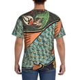 thumbnail image 2 of Rocae Rich Fish for Men's Moisture-Wicking Crew Tee - T-Shirt for Sports, Outdoor Activities, and Casual WearMedium, 2 of 9