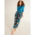 thumbnail image 2 of Joyspun Women's Plush Sleep Top with Long Sleeves, Sizes XS-3X, 2 of 6