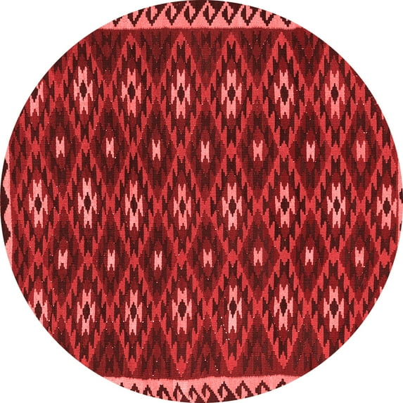 Ahgly Company Indoor Round Persian Red Traditional Area Rugs, 8' Round