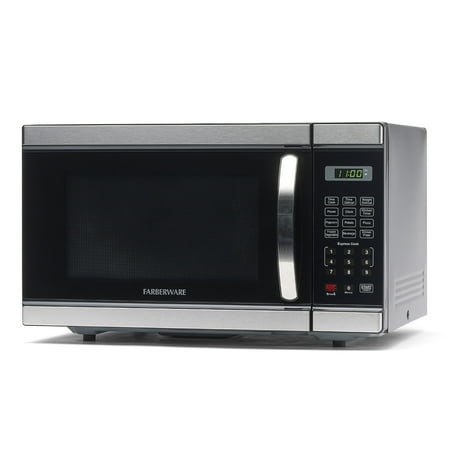 Farberware - Professional 1.1 Cu. Ft. Countertop Microwave with Defrost