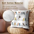 thumbnail image 5 of Rowley Birds Throw Pillow Covers 18x18 Set of 2 Colorful Boho Cute Farmhouse Country Nature Modern Square Pillowcases for Couch Sofa Bedroom Living Room Decor, 5 of 6