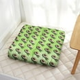 thumbnail image 3 of Avocado Meditation Pillow&nbsp;– 22x22 Inch Large Floor Cushion, Soft Dutch Velvet Seat for Yoga & Lounge, Cute Kawaii Green Fruit Pattern, Fresh Healthy Aesthetic Design, 3 of 6