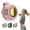 Pink, variant on Whirlwind Clip Fan, Interactik Mini Fan, Spin 360 Fan, Portable Rechargeable Cooling Device with Hands-Free Waist Clip, Office & Outdoor Accessories
