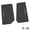 Black w/ Silver Insert, variant on Flextread Floor Mats for 14-18 Jeep Wrangler JK 2-Door - Mopar Licensed Factory Fit - Rugged Woods Camouflage w/ Pink Rubicon Insert - 100% Made in USA