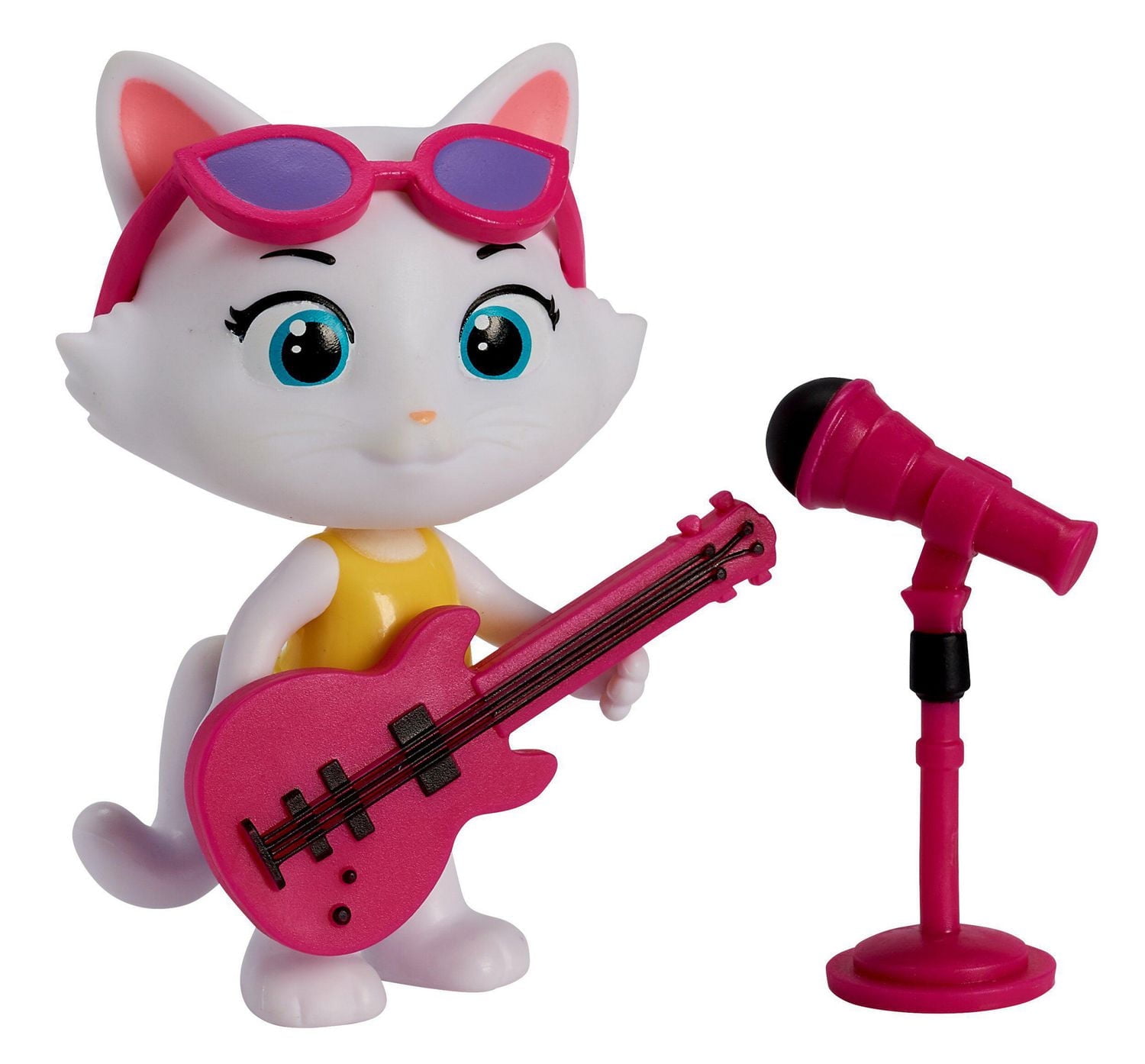 44 Cats - The Buffycats - 3" Milady Figure with Bass and Microphone Accessory