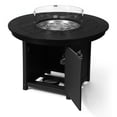 thumbnail image 4 of WestinTrends Helios 47" Modern Outdoor Patio Propane Gas Round Fire Pit Table (Rocks Not Included), Black, 4 of 14