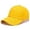 Yellow, variant on HNMKIU Splice Hat Adjustable Washed Hole Casual Unisex Denim Baseball Visor Cap for Daily Wear Yellow,One Size