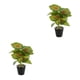 thumbnail image 2 of Advancent Planta en maceta de tortuga ecológica, plantas artificiales de bajo mantenimiento para decoración de balcón, sala de estar JH5474 JH5474 2Conjunto, 2 of 6