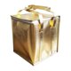 thumbnail image 3 of Golden Nonwoven Food Bag with Zipper Design for Storage Heat Preservation 10x12 inches, 3 of 4