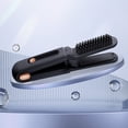 thumbnail image 4 of Portable Cordless Hair Straightener Brush 3 Temp Adjustable Fast Heating USB Rechargeable Negative Ions Hot Brush Electric Curly Hair Styling Detangling Comb, 4 of 8