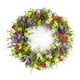 Melrose International 70138 Couronne Florale Mixte en Polyester et Plastique de 28 Po&44; Multi – image 1 sur 1